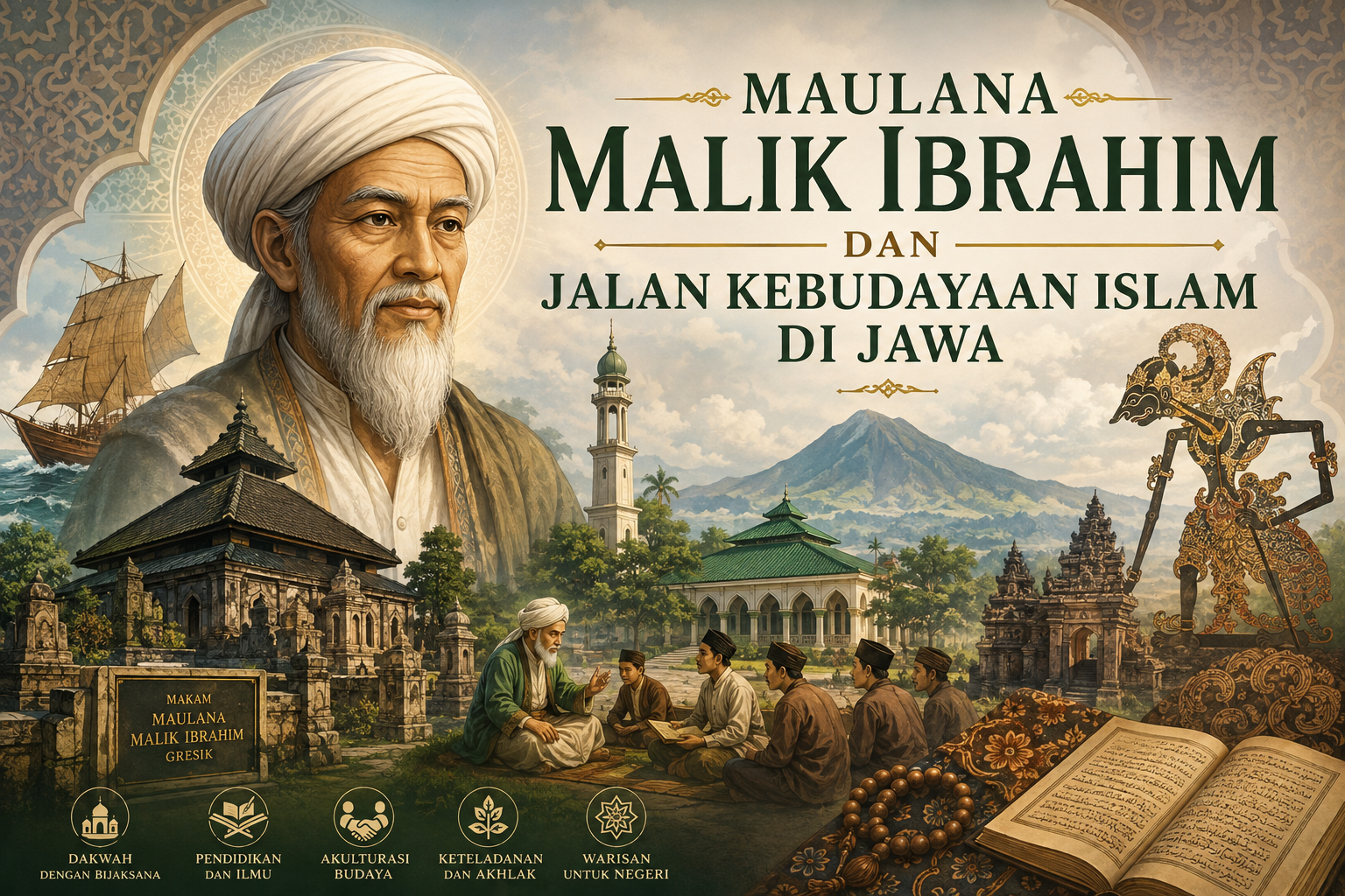 MAULANA MALIK IBRAHIM DAN JALAN KEBUDAYAAN ISLAM DI JAWA